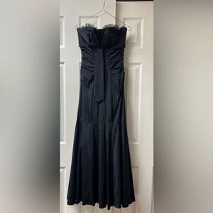 Vintage Cache Elegant Black Strapless Dress size 6